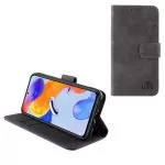 matshop.gr - LIME ΘΗΚΗ XIAOMI REDMI NOTE 11/REDMI NOTE 11S 6.43" ESSENTIAL MAGNET BOOK STAND CLIP GREY