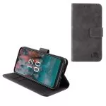 matshop.gr - LIME ΘΗΚΗ NOKIA C12 6.3" ESSENTIAL MAGNET BOOK STAND CLIP GREY