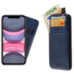 matshop.gr - IDOL 1991 ΘΗΚΗ IPHONE 11 PRO 6.1" ANTI-RFID LEATHER SMART WALLET BLUE