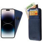 matshop.gr - IDOL 1991 ΘΗΚΗ IPHONE 14 PRO MAX 6.7" ANTI-RFID LEATHER SMART WALLET BLUE