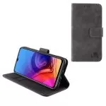 matshop.gr - LIME ΘΗΚΗ SAMSUNG A15 4G A155/A15 5G A156 6.4" ESSENTIAL MAGNET BOOK STAND CLIP GREY