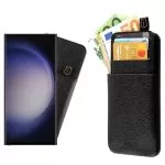 matshop.gr - IDOL 1991 ΘΗΚΗ SAMSUNG S23 ULTRA 5G S918 6.8" ANTI-RFID LEATHER SMART WALLET CAMERA GUARD BLACK