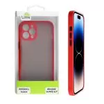 matshop.gr - LIME ΘΗΚΗ IPHONE 14 PRO 6.1" HARDSHELL FUSION FULL CAMERA PROTECTION RED WITH BLACK KEYS