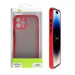 matshop.gr - LIME ΘΗΚΗ IPHONE 14 PLUS 6.7" HARDSHELL FUSION FULL CAMERA PROTECTION RED WITH BLACK KEYS