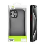 matshop.gr - LIME ΘΗΚΗ IPHONE 14 PRO MAX 6.7" HARDSHELL FUSION FULL CAMERA PROTECTION BLACK WITH RED KEYS