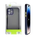 matshop.gr - LIME ΘΗΚΗ IPHONE 14 PRO MAX 6.7" HARDSHELL FUSION FULL CAMERA PROTECTION BLUE WITH YELLOW KEYS