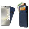 matshop.gr - IDOL 1991 ΘΗΚΗ SAMSUNG S24 PLUS 5G S926 6.7" ANTI-RFID LEATHER SMART WALLET CAMERA GUARD BLUE