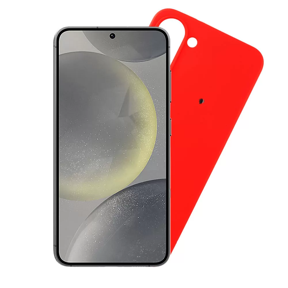 matshop.gr - VOLTE-TEL ΘΗΚΗ SAMSUNG S24 5G S921 6.2" SILICON TPU CAMERA GUARD RED