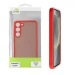 matshop.gr - LIME ΘΗΚΗ SAMSUNG S24 5G S921 6.2" HARDSHELL FUSION FULL CAMERA PROTECTION RED WITH BLACK KEYS