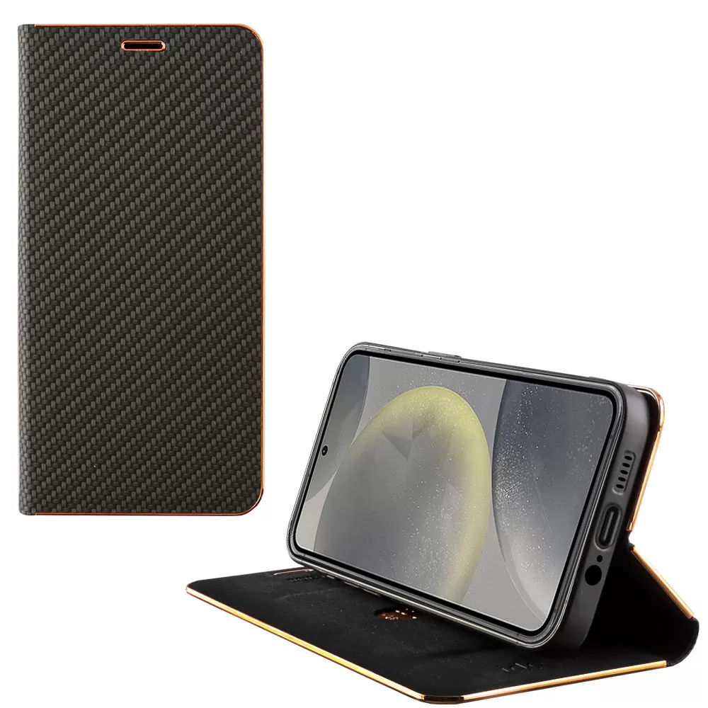 matshop.gr - IDOL 1991 ΘΗΚΗ SAMSUNG S24 PLUS 5G S926 6.7" ELITE PRO ANTI-RFID BOOK STAND BLACK