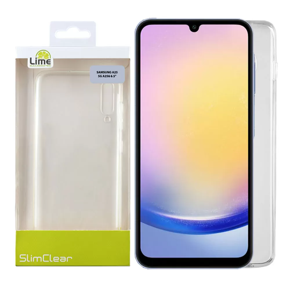 matshop.gr - LIME ΘΗΚΗ SAMSUNG A25 5G A256 6.5" SLIMCLEAR TPU CAMERA GUARD ΔΙΑΦΑΝΗ