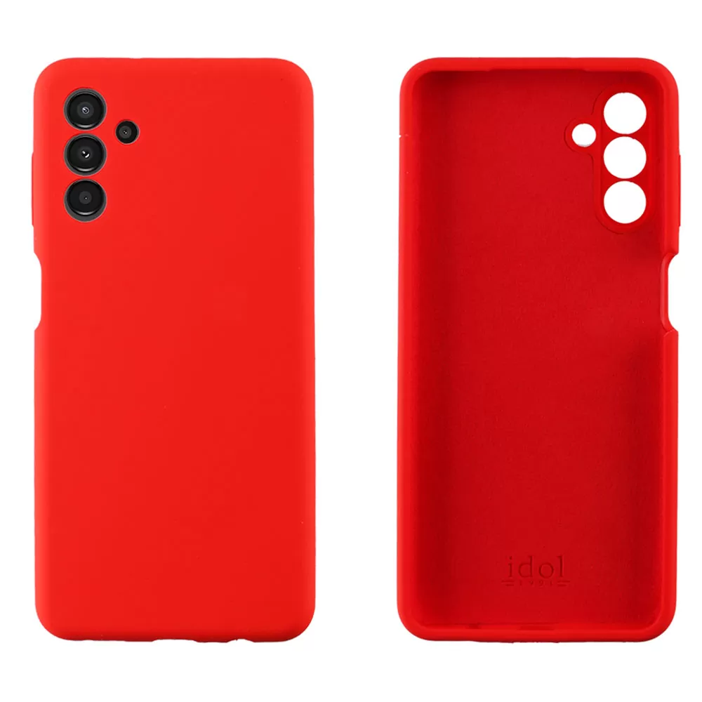 matshop.gr - IDOL 1991 ΘΗΚΗ SAMSUNG A25 5G A256 6.5" VELVET ELITE TPU 4 SIDE FULL CAMERA PROTECTION RED