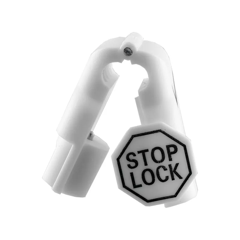 VOLTE-TEL ΑΝΤΙΚΛΕΠΤΙΚΗ ΑΣΦΑΛΕΙΑ ΓΑΝΤΖΟΥ STOP LOCK 5mm WHITE - Image 2