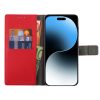 VOLTE-TEL ΘΗΚΗ IPHONE 16 6.3" ALLURE MAGNET BOOK STAND CLIP RED