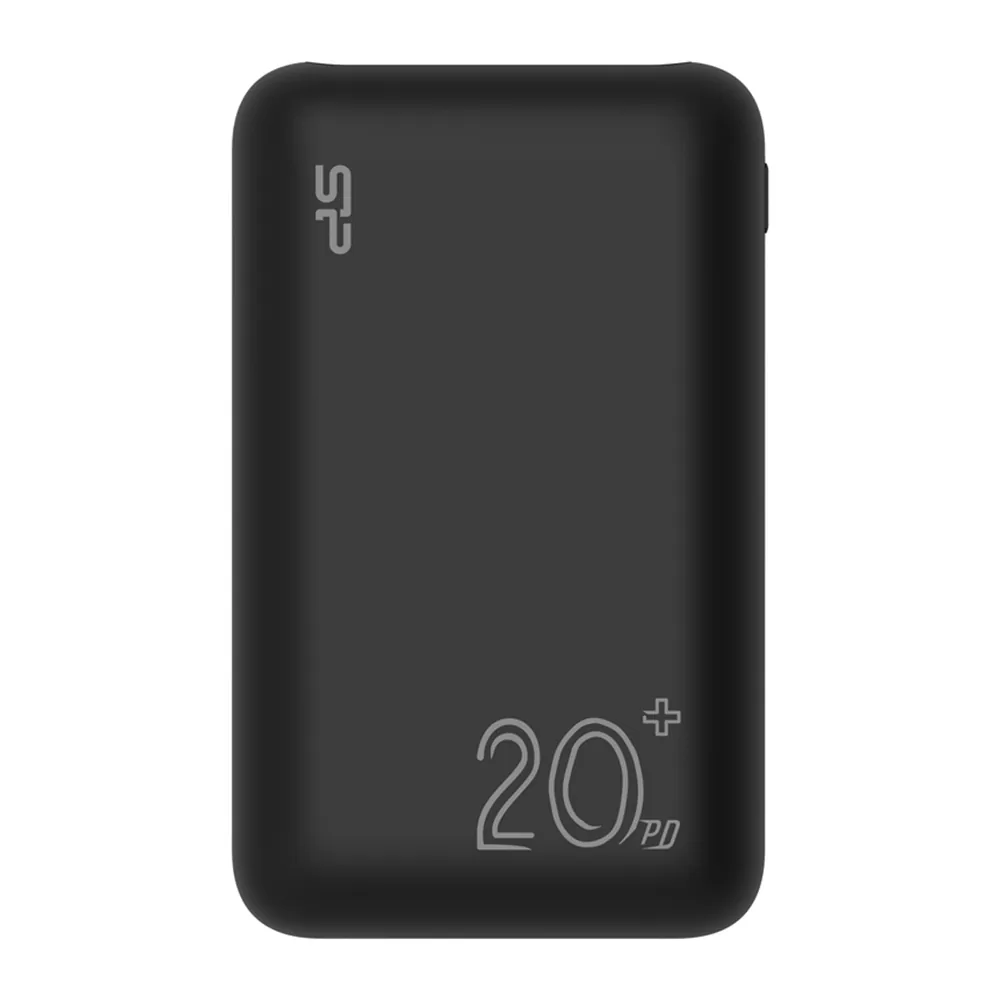 SILICON POWER POWER BANK QS58 20000mAh 20W PD/18W QC 3.0 OUTPUT USB 5V-3A/ USB2 5V-3A/TYPE C 5V-3A/ INPUT TYPE C 5V-2.5A BLACK