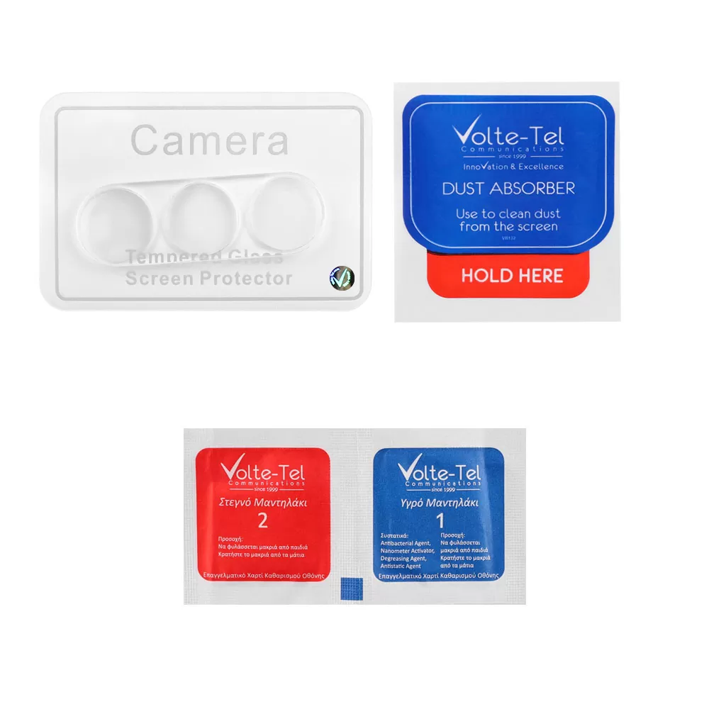 VOLTE-TEL TEMPERED GLASS SAMSUNG M15 5G 6.5" 9H 0.30mm FOR CAMERA