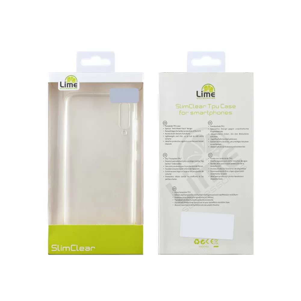 LIME ΘΗΚΗ IPHONE 16 6.3" SLIMCLEAR TPU CAMERA GUARD ΔΙΑΦΑΝΗ