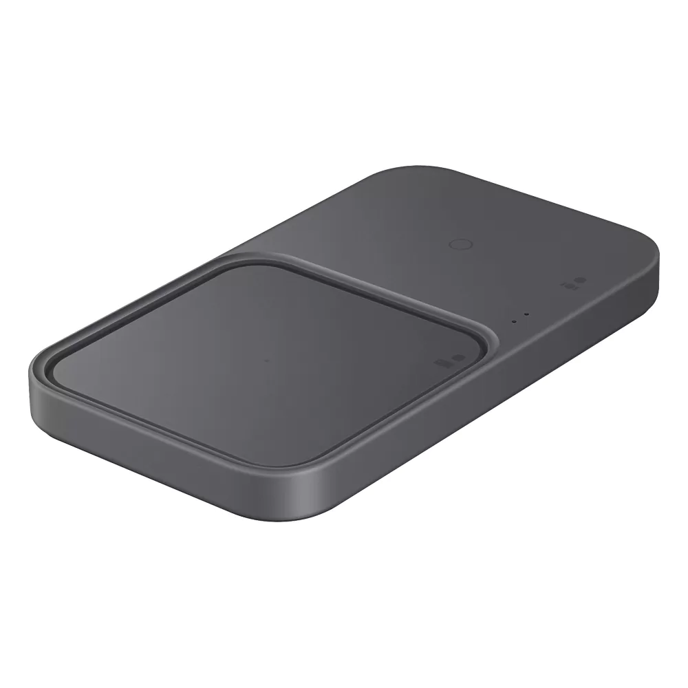 WIRELESS CHARGER DUO SAMSUNG EP-P5400BBEGEU 2 in 1 15W FAST CHARGE QI PAD - ADAPTER BLACK PACKING OR
