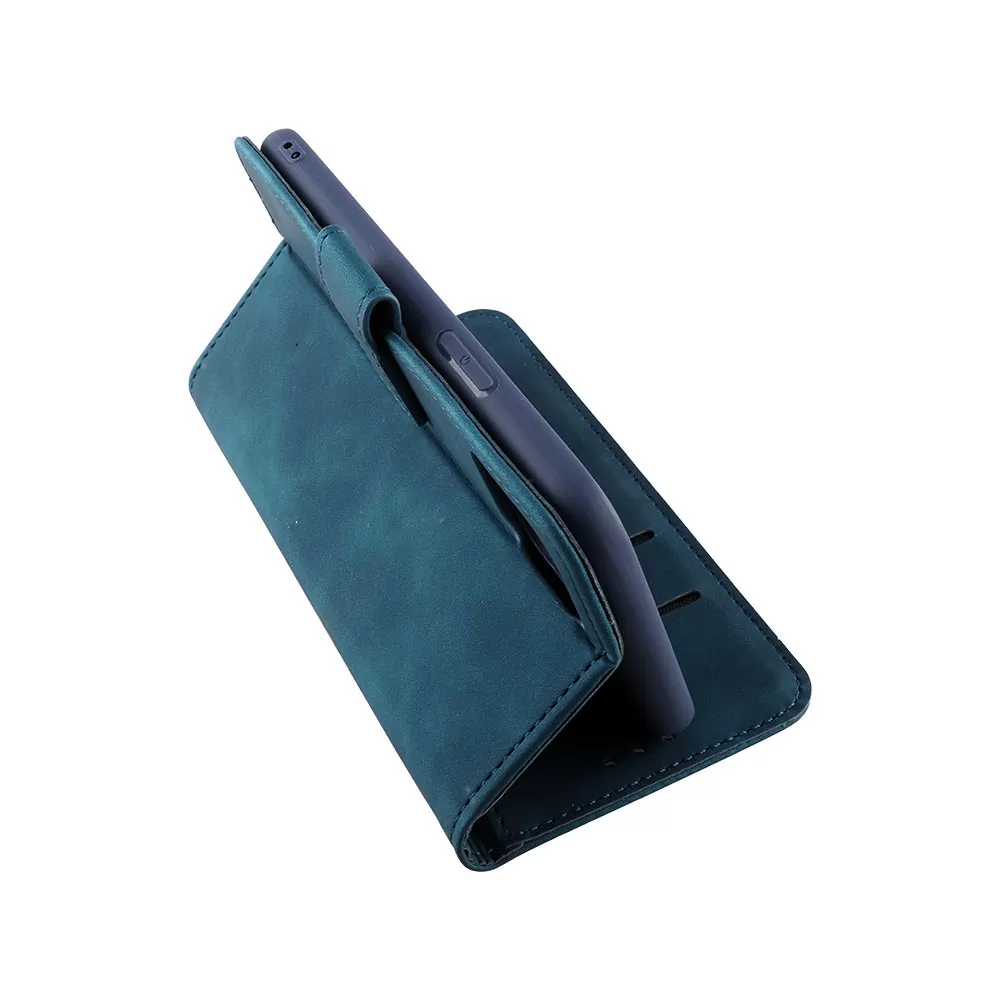 LIME ΘΗΚΗ NOVA 5G PHONE 6.52" ESSENTIAL MAGNET BOOK STAND CLIP DARK BLUE