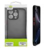 LIME ΘΗΚΗ IPHONE 16 PRO 6.3" HARDSHELL FUSION FULL CAMERA PROTECTION BLACK WITH RED KEYS