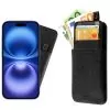 IDOL 1991 ΘΗΚΗ IPHONE 16 6.3" ANTI-RFID LEATHER SMART WALLET BLACK