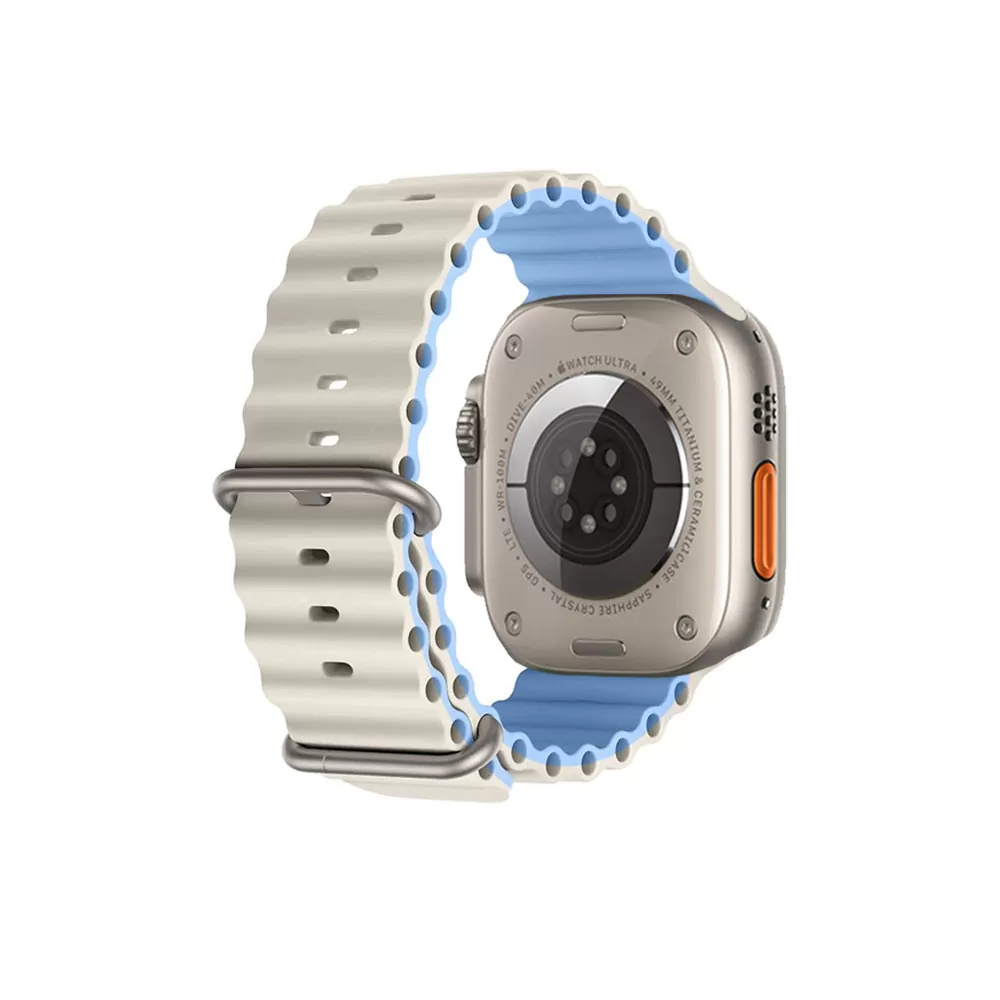 VOLTE-TEL ΛΟΥΡΑΚΙ ΡΟΛΟΓΙΟΥ APPLE WATCH 42/44/45/49mm OCEAN BAND LOOP BLUE-STAR VT108