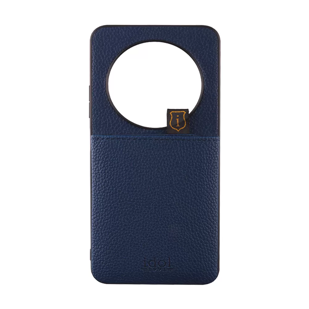 IDOL 1991 ΘΗΚΗ XIAOMI REDMI 14C 4G/POCO C75 4G 6,88" ANTI-RFID LEATHER SMART WALLET CAMERA GUARD BLUE