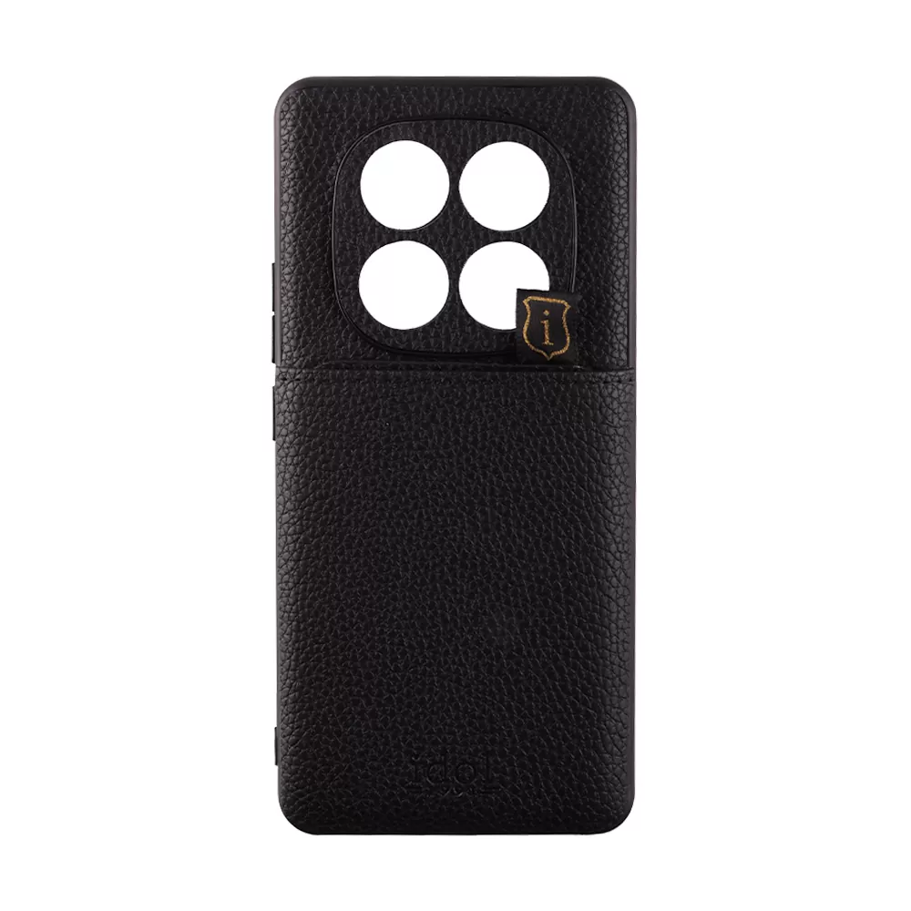 IDOL 1991 ΘΗΚΗ XIAOMI REDMI NOTE 14 PRO 5G 6.67" ANTI-RFID LEATHER SMART WALLET FULL CAMERA PROTECTION BLACK