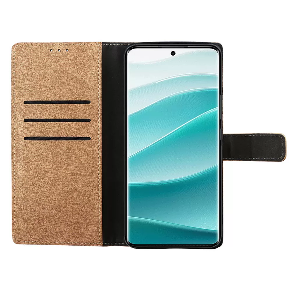 VOLTE-TEL ΘΗΚΗ XIAOMI REDMI NOTE 14 PRO 5G 6.67" ALLURE MAGNET BOOK STAND CLIP GOLD