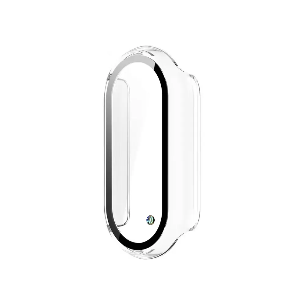 VOLTE-TEL TEMPERED GLASS XIAOMI SMART BAND 9/9NF 1.62" 9H 0.30mm PC EDGE COVER WITH KEY 3D FULL GLUE FULL COVER TRANSPARENT