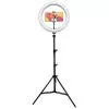 VOLTE-TEL VT121 3 COLOR LED SELFIE RING LIGHT 13" 32.5cm 2700-7000K 5V/11W ΜΕ ΤΡΙΠΟΔΟ 210cm ΚΑΙ ΒΑΣΗ ΤΗΛΕΦΩΝΟΥ