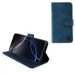 LIME ΘΗΚΗ IPHONE 16 PRO 6.3" ESSENTIAL MAGNET BOOK STAND CLIP DARK BLUE