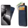 IDOL 1991 ΘΗΚΗ XIAOMI 14T 5G 6.67" ANTI-RFID LEATHER SMART WALLET CAMERA GUARD BLUE