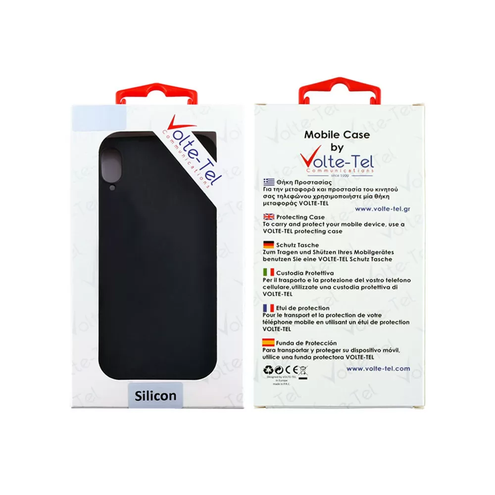 VOLTE-TEL ΘΗΚΗ HUAWEI MATE 20 PRO 6.39" SILICON TPU CAMERA GUARD BLACK