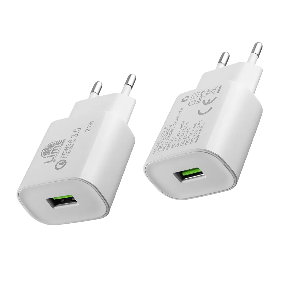 LIME USB 3.0 PD FAST TRAVEL QC 3.0 LTU25 21W 4000mA + ΚΑΛΩΔΙΟ ΦΟΡΤΙΣΗΣ-DATA L15 TYPE C WHITE