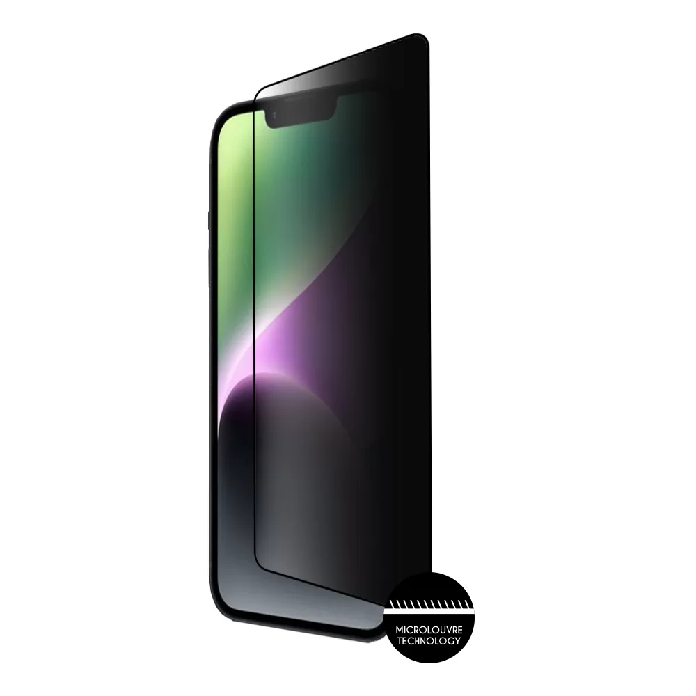 IDOL 1991 PRIVACY ANTISPY TEMPERED GLASS IPHONE 16E/ IPHONE 17E 6.1in 9H 0.25mm SEMI CURVED FULL GLUE BLACK - Image 7