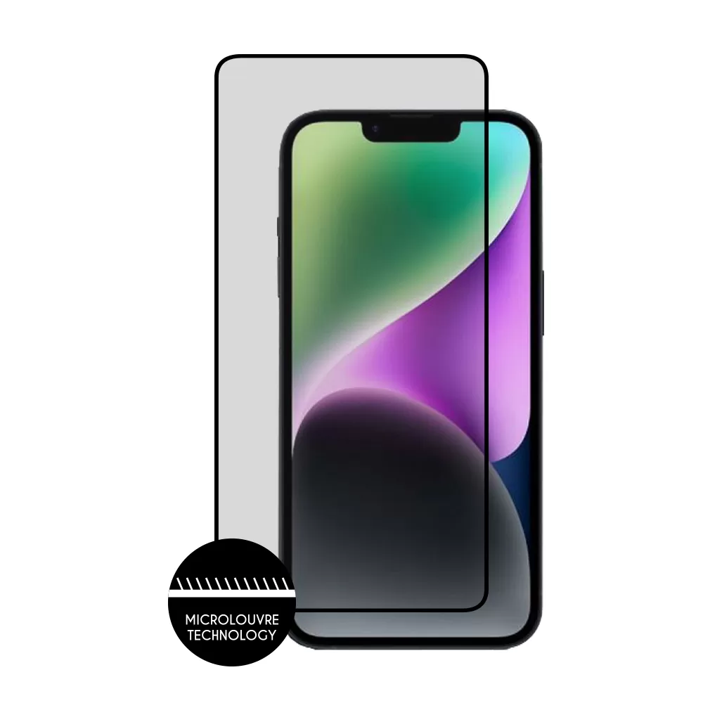 IDOL 1991 PRIVACY ANTISPY TEMPERED GLASS IPHONE 16E/ IPHONE 17E 6.1in 9H 0.25mm SEMI CURVED FULL GLUE BLACK - Image 6