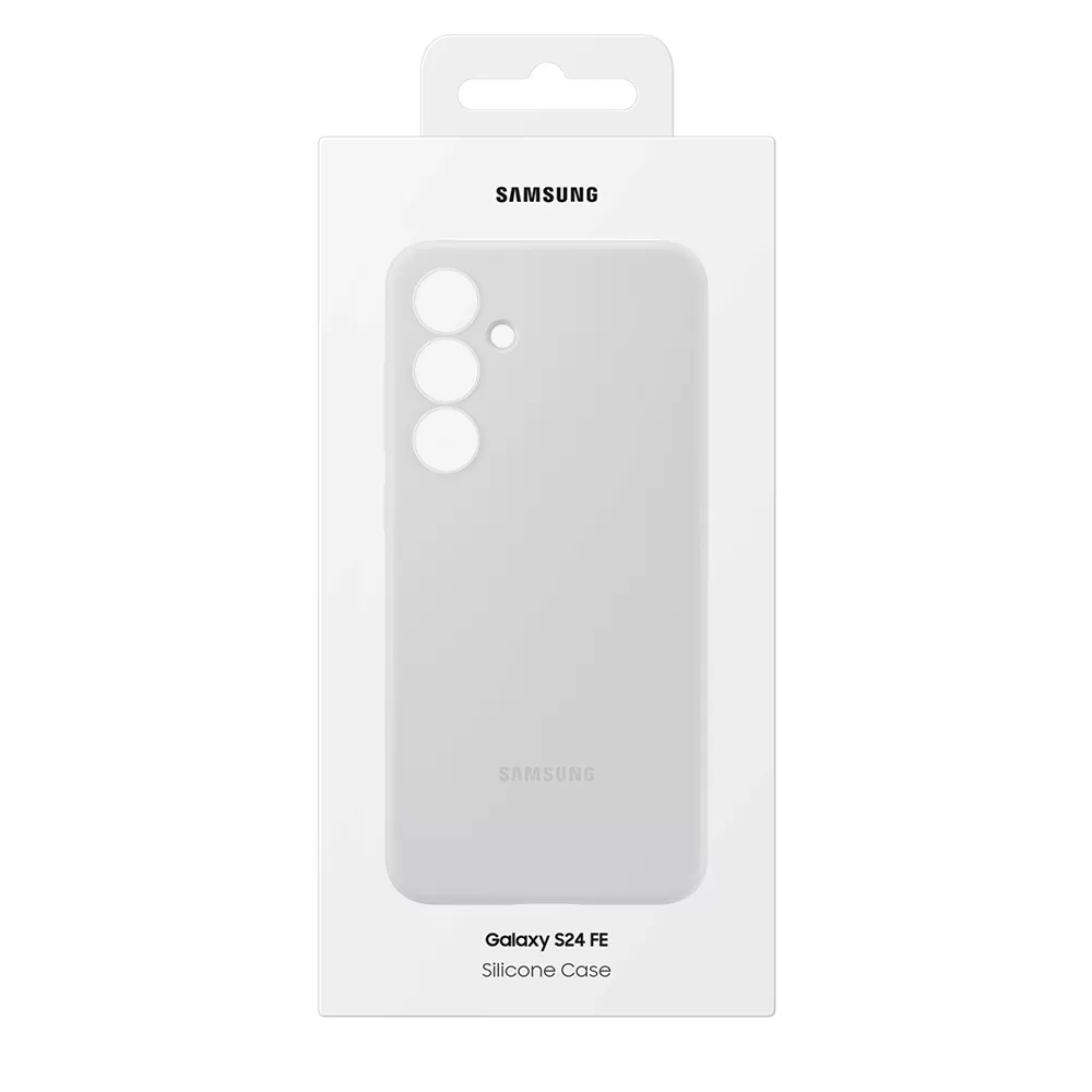 ΘΗΚΗ SAMSUNG S24 FE 5G S721 SILICONE CASE EF-PS721CJEGWW GRAPHITE PACKING OR