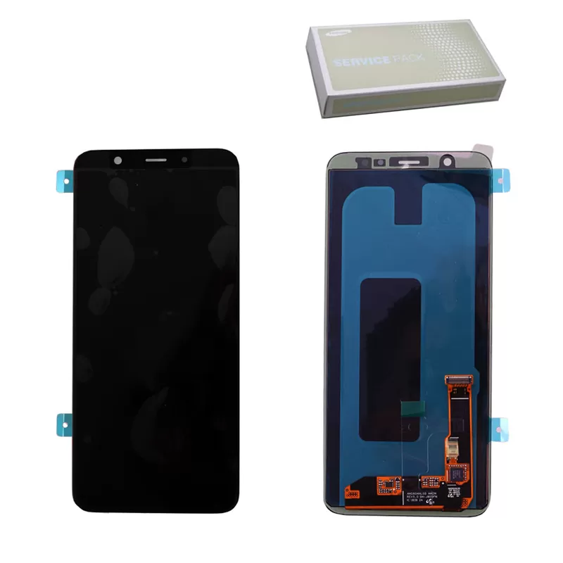 SAMSUNG A605 A6 PLUS 2018 ΟΘΟΝΗ+TOUCH SCREEN+LENS GH97-21878A BLACK ORIGINAL SERVICE PACK