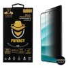 IDOL 1991 TEMPERED GLASS XIAOMI REDMI NOTE 14 PRO 5G 6.67" 9H 0.25mm PRIVACY ANTISPY SEMI CURVED FULL GLUE BLACK