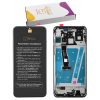 HUAWEI P30 LITE ΟΘΟΝΗ + TOUCH SCREEN + LENS + FRAME HF-02352RPW BLACK HYPER-FIX SERVICE PACK