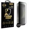 IDOL 1991 PREMIUM PRIVACY ANTISPY TEMPERED GLASS SAMSUNG S25 5G 6.2in 9H 0.25mm SEMI CURVED FULL GLUE BLACK