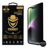 IDOL 1991 PRIVACY ANTISPY TEMPERED GLASS IPHONE 16E/ IPHONE 17E 6.1in 9H 0.25mm SEMI CURVED FULL GLUE BLACK