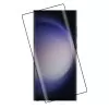 IDOL 1991 GLAMOUR TEMPERED GLASS SAMSUNG S23 ULTRA 5G S918 6.8in 9H 0.30mm FULL COVER 3D EDGE GLUE FINGER UNLOCK BLACK