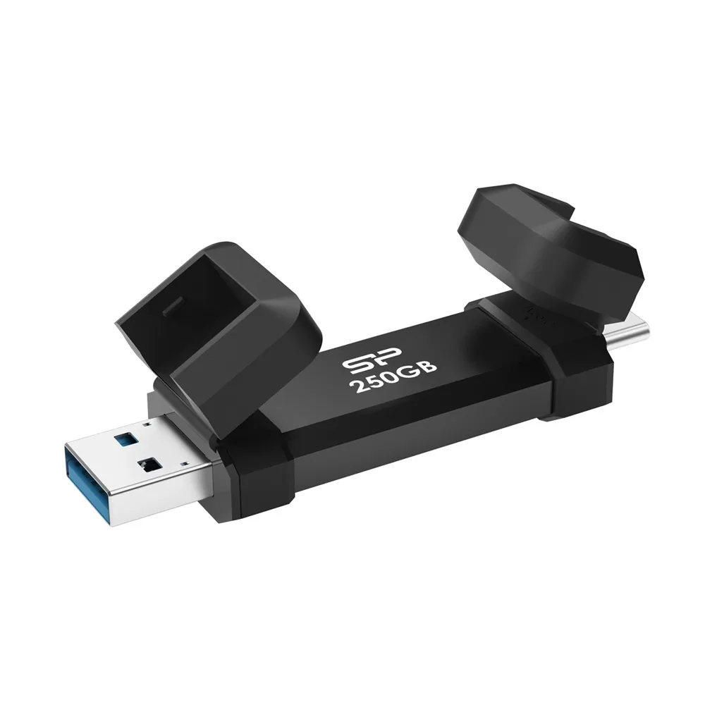SILICON POWER USB - TYPE C FLASH DRIVE 250GB USB 3.2+OTG MARVEL XTREME DS72 SP250GBUC3S72VPK BLACK-R/W 1050/850 Mb/s