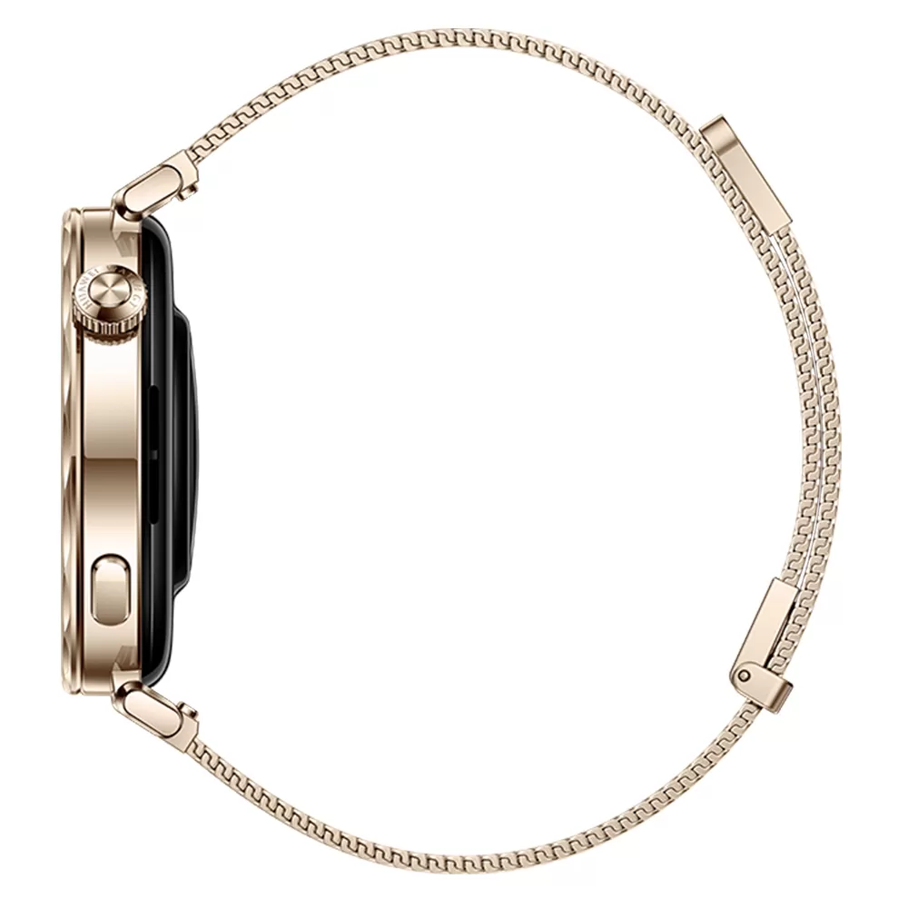 SMART WATCH HUAWEI GT 5 41MM 1.32in 55020DJQ ΑΔΙΑΒΡΟΧΟ (LIGHT GOLD MILANESE STRAP) GR - Image 3