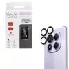 VOLTE-TEL CAMERA GLASS COVER XIAOMI REDMI NOTE 14 PRO 5G/POCO X7 6.67in 9H 0.33MM EASY APPLICATION BLACK