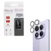 VOLTE-TEL CAMERA GLASS COVER XIAOMI REDMI NOTE 14 PRO 5G/POCO X7 6.67in 9H 0.33MM EASY APPLICATION SILVER