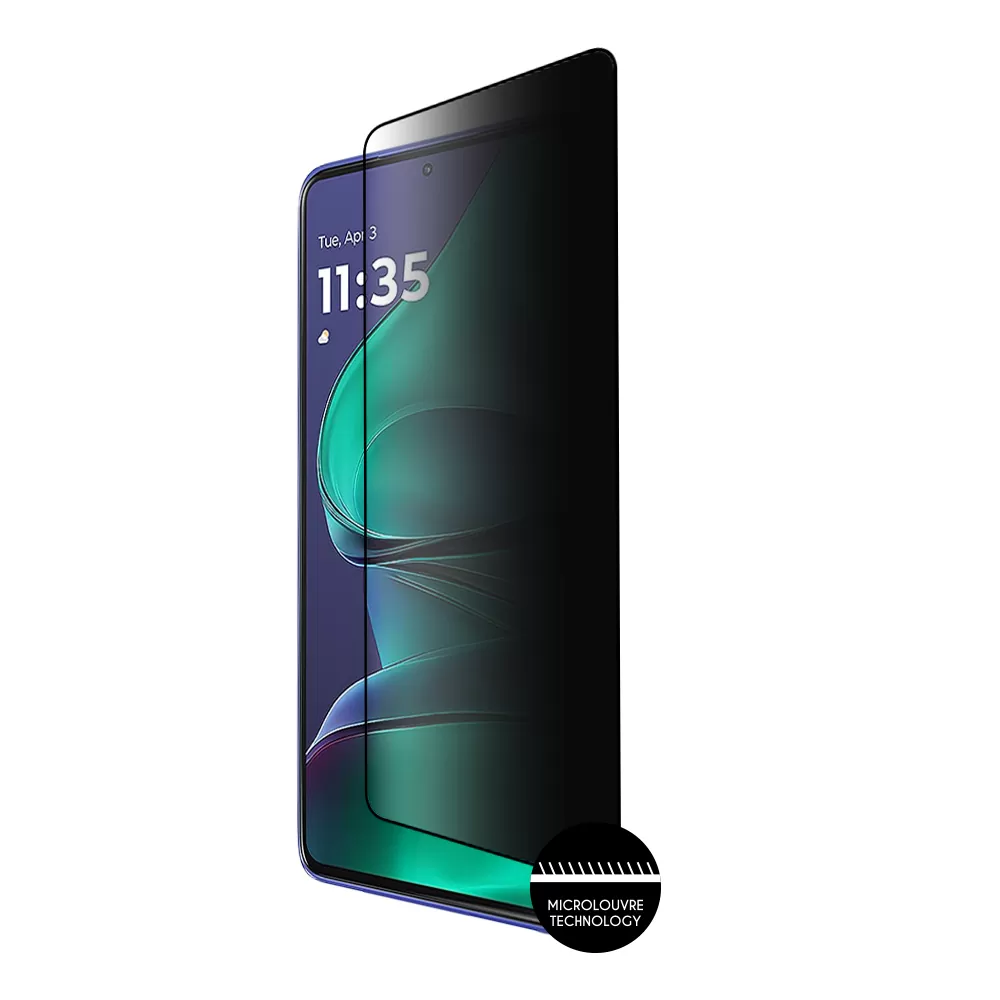 IDOL 1991 PRIVACY ANTISPY TEMPERED GLASS MOTOROLA MOTO G 5G 2025 6.7in 9H 0.25mm SEMI CURVED FULL GLUE BLACK - Image 7