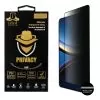 IDOL 1991 PRIVACY ANTISPY TEMPERED GLASS XIAOMI POCO F7 PRO 6.67in 9H 0.25mm SEMI CURVED FULL GLUE BLACK